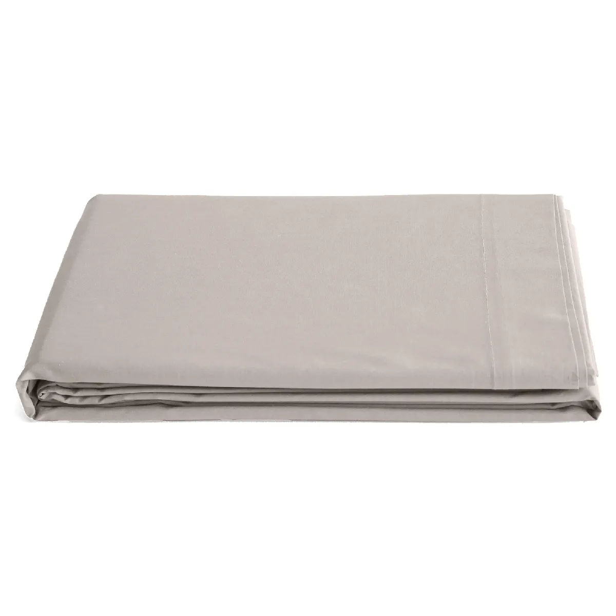 Linnea drap plat percale Manoir - Gris