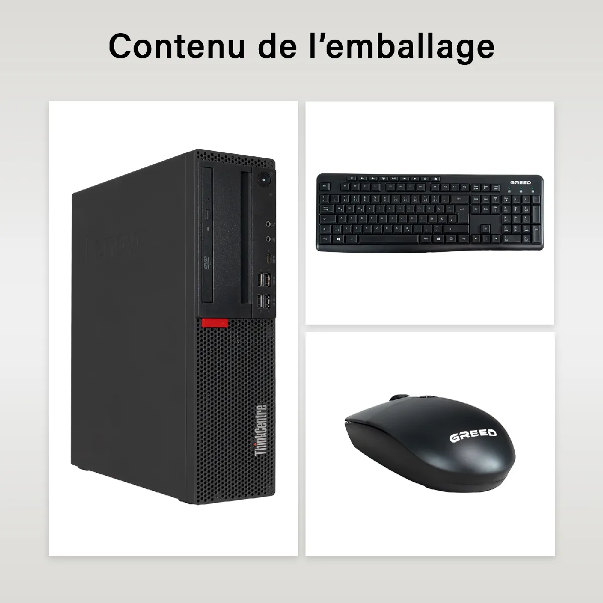 Lenovo M900 - Core i7 - 32GO - 1TO SSD - Clavier & Souris - Win11
