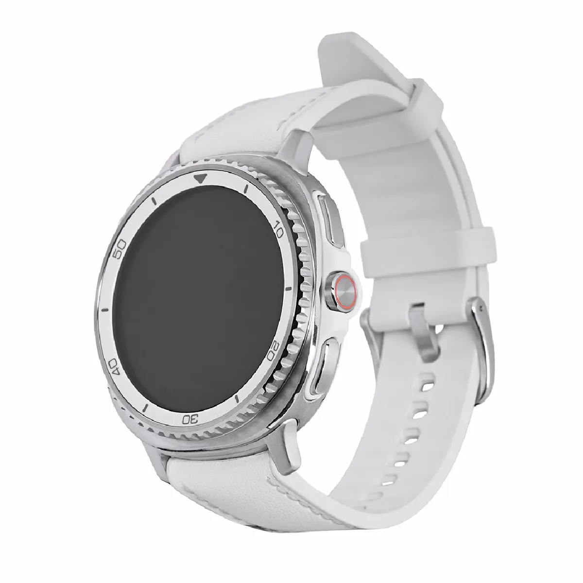 Samsung Galaxy Watch8 Classic LTE 46mm Smartwatch con Galaxy AI Blanco - vue 3