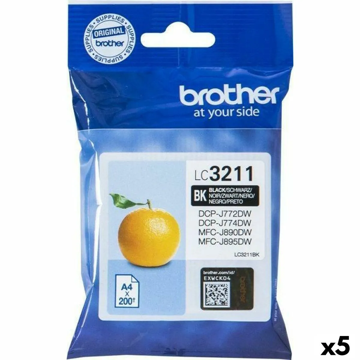 Cartouche d'encre originale Brother LC3211 5 Unités - vue 2