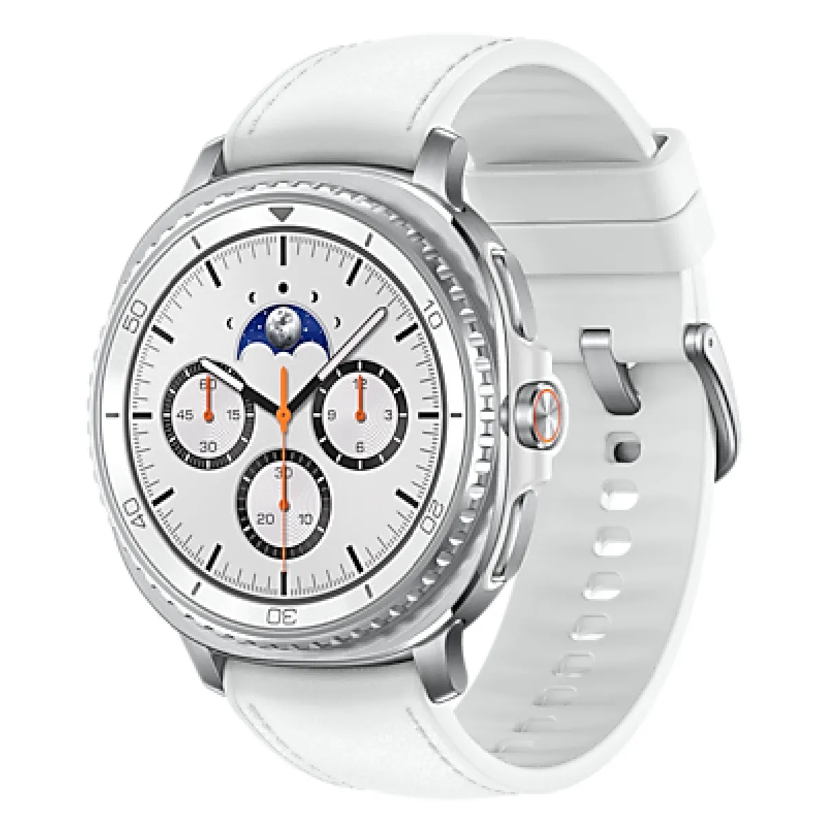 Samsung Galaxy Watch8 Classic LTE 46mm Smartwatch con Galaxy AI Blanco - vue 3