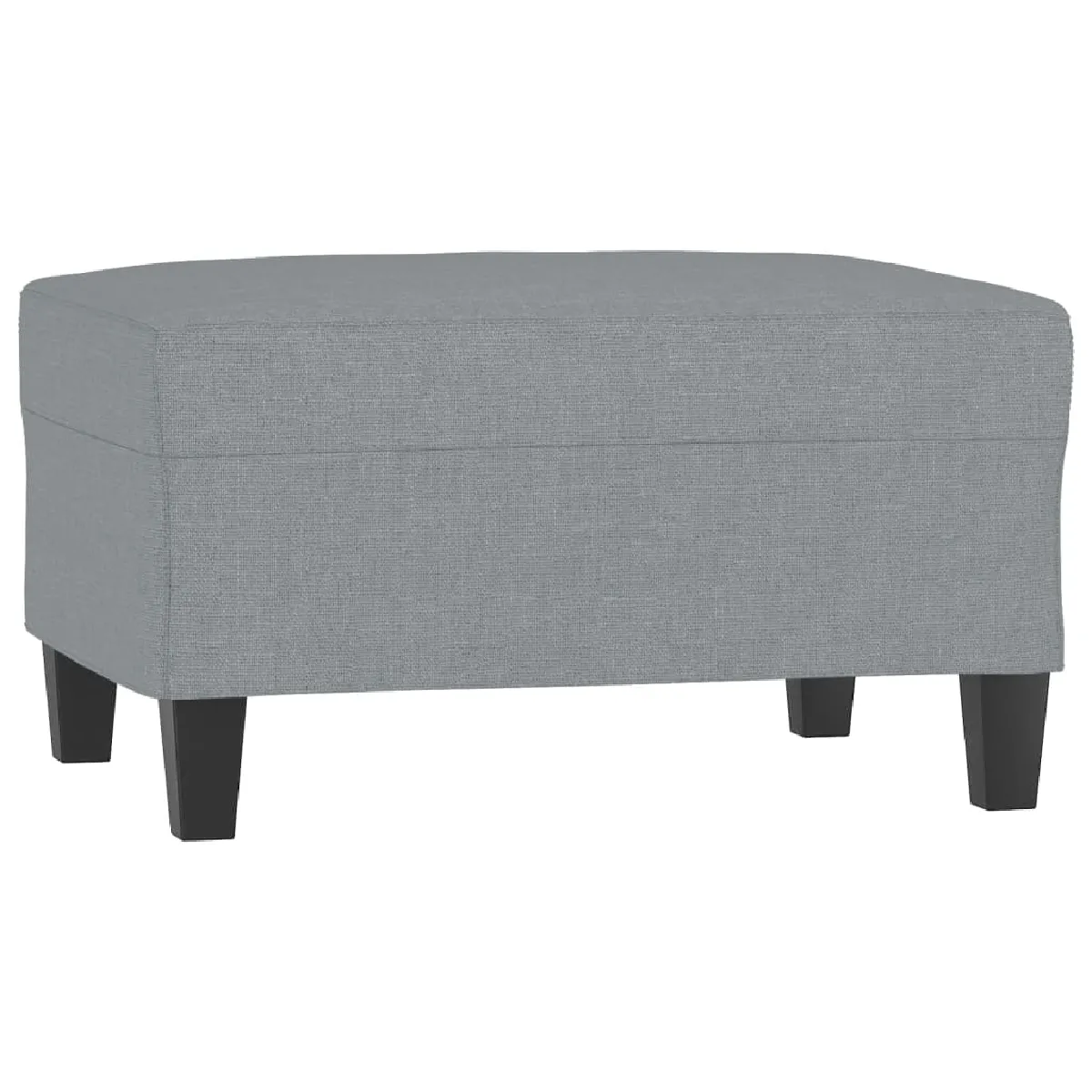 Decoshop26 Repose-pieds tabouret - Gris clair