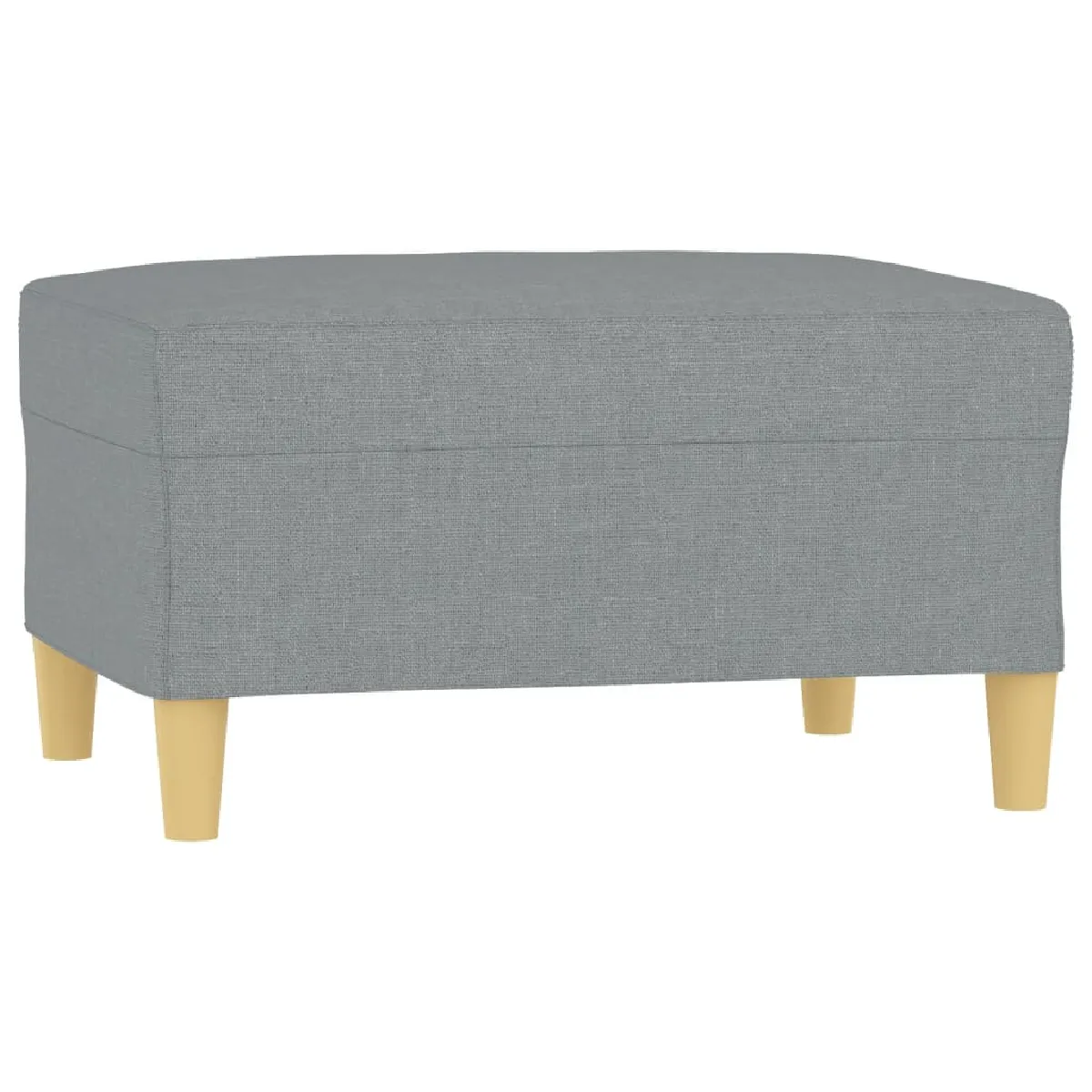 Decoshop26 tabouret repose-pieds - Gris clair