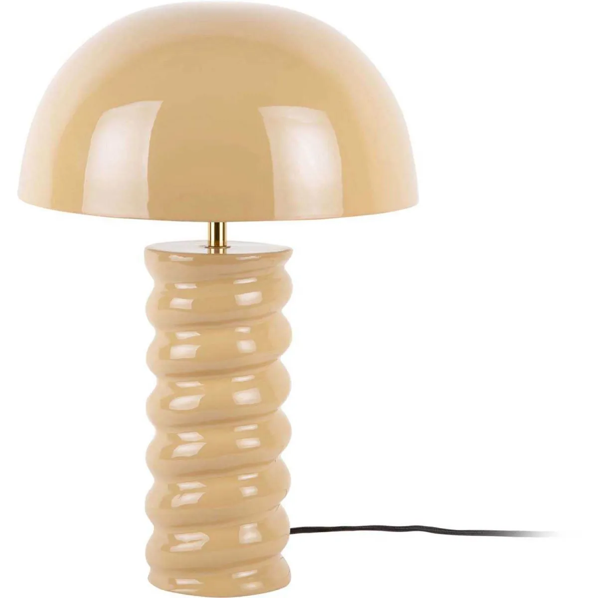 Lampe à poser Gracio marron.