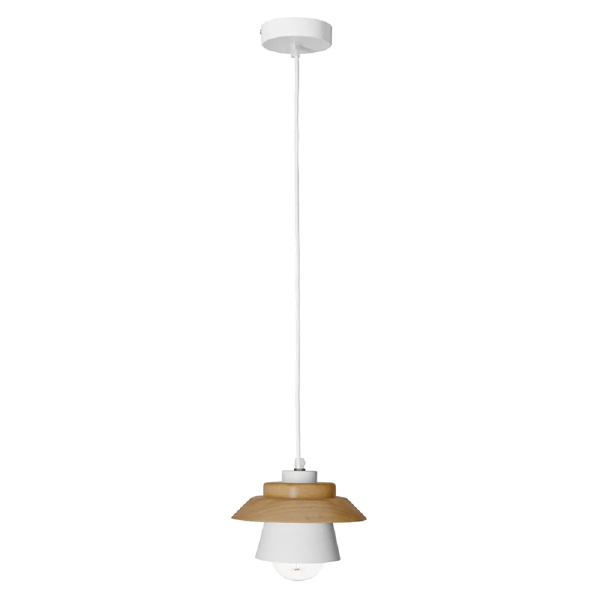 Lampe de plafond - Lampe suspendue de style scandinave - Gerd Blanc