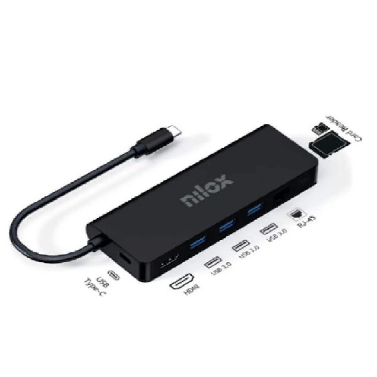 Nilox Hub Usb C Multiports