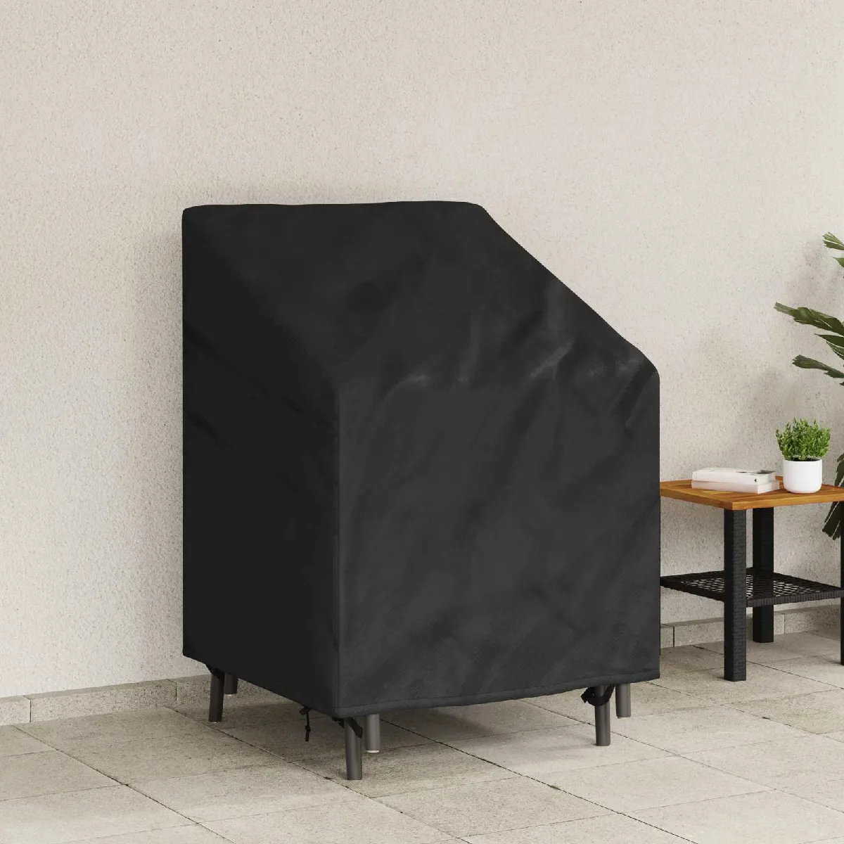 vidaXL Housse de chaise de jardin 75 x 78 x 65 / 100 cm Tissu