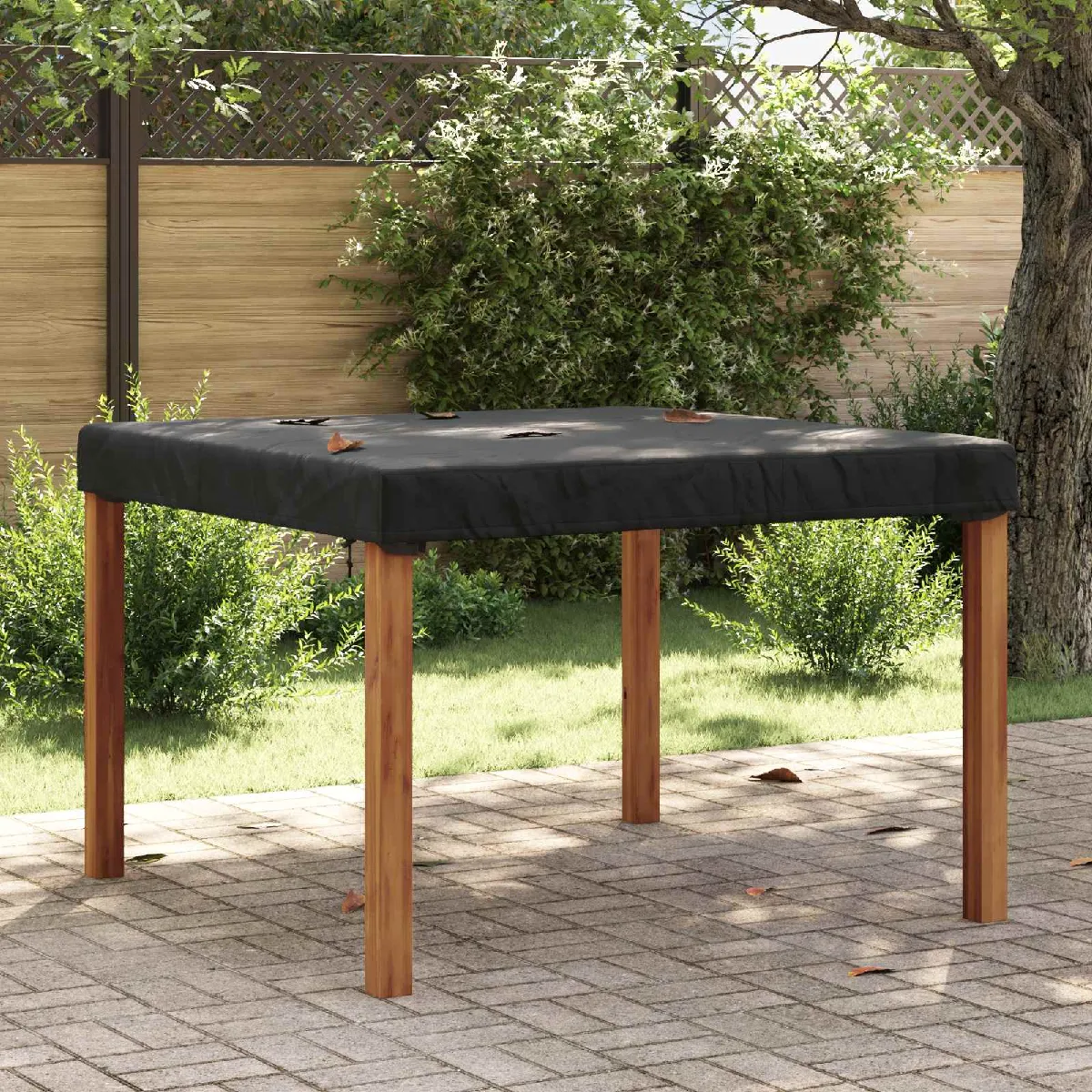 vidaXL Housse pour mobilier d'extérieur 122 x 122 x 15 cm