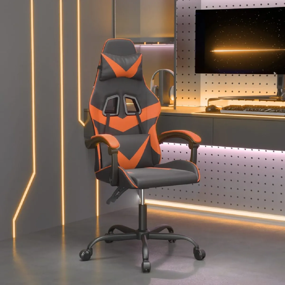 vidaXL Chaise de jeu pivotante et Similicuir - vue 6
