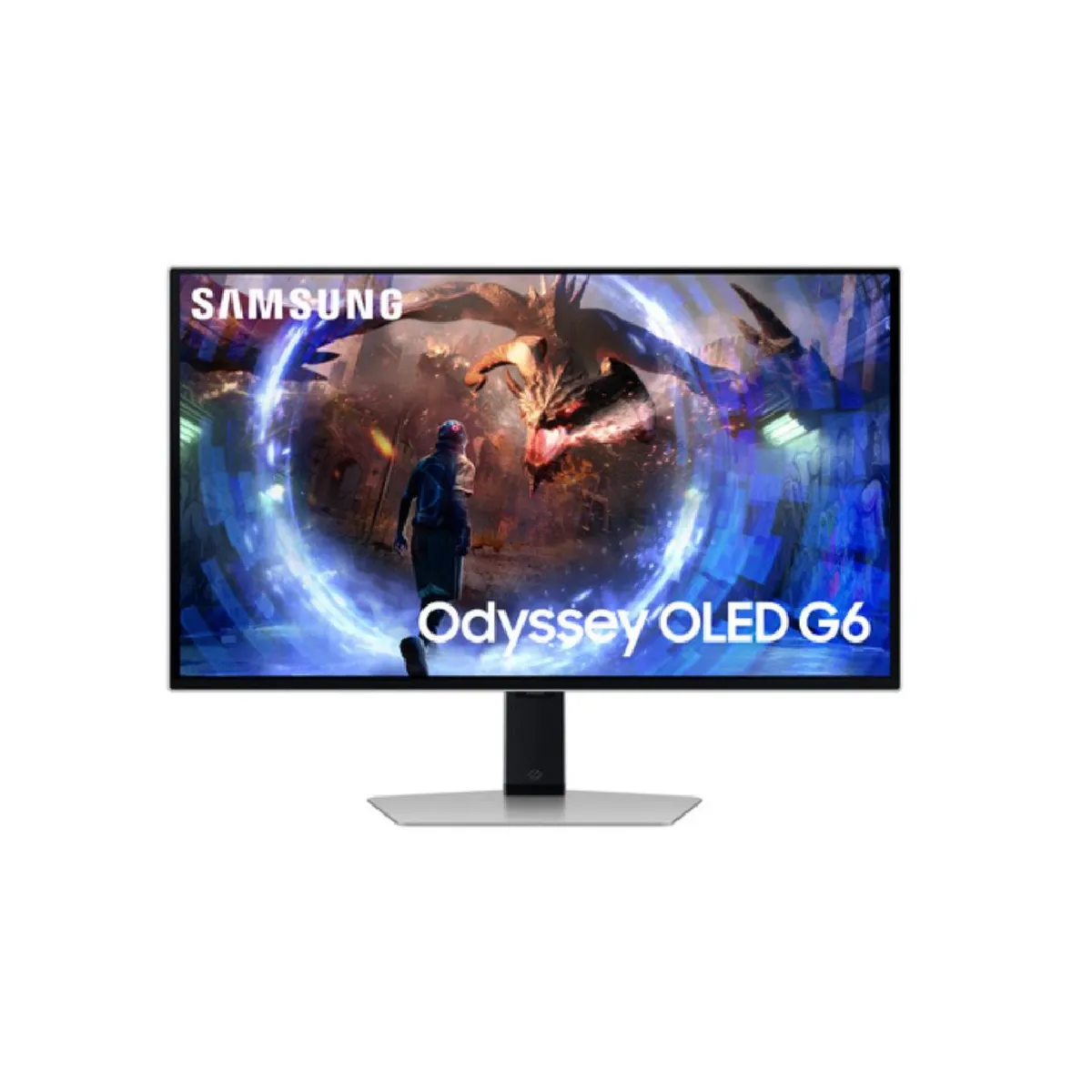 Ecran 27'' Samsung Odyssey OLED Dalle mate G6 Noir 2560x1440 16:9 0,03ms 360Hz 250cd/m² 2xUSB 2xHDMI DP Pied réglable en hauteur inclinable orientable pivotable