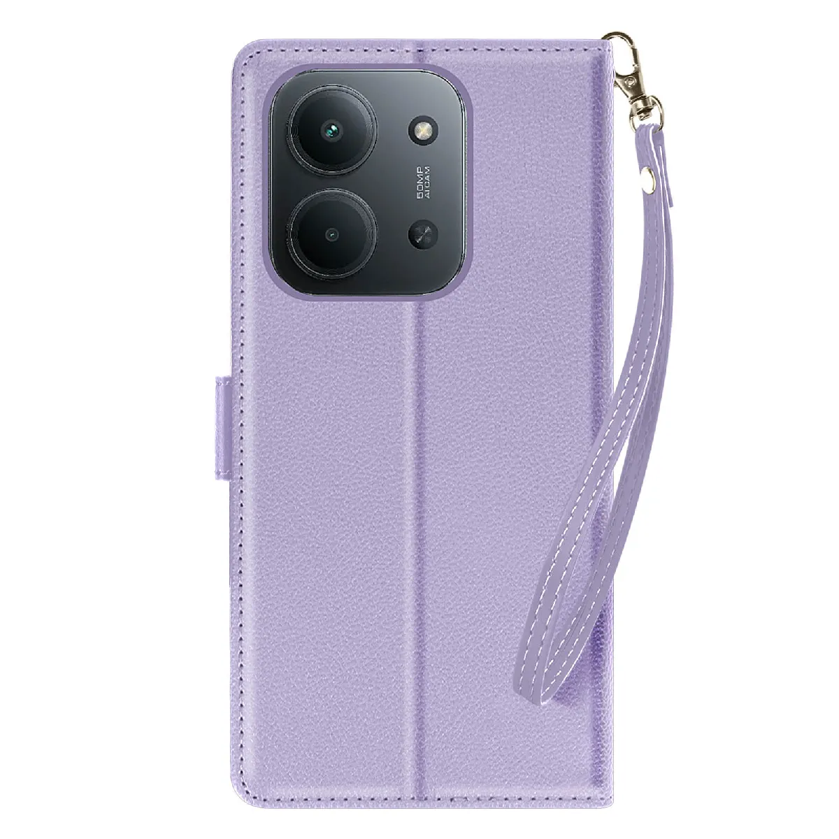 Avizar Violet/Clair Étui Portefeuille Redmi 15C