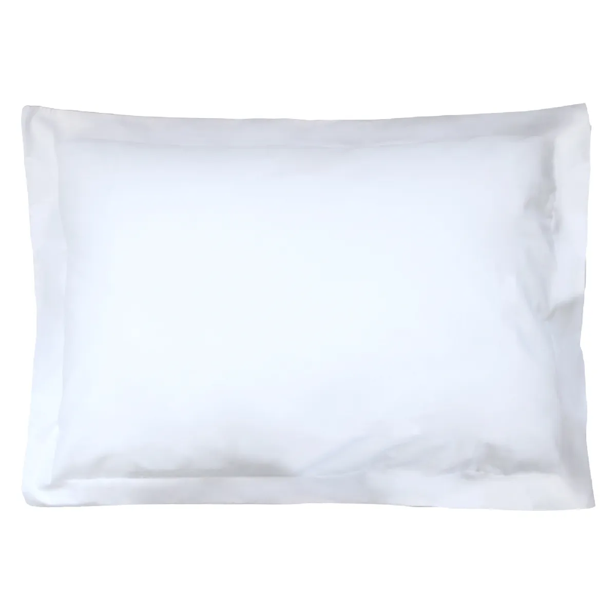 Linnea Taie d'oreiller uni 60x40 cm pur percale PRIMO Blanc