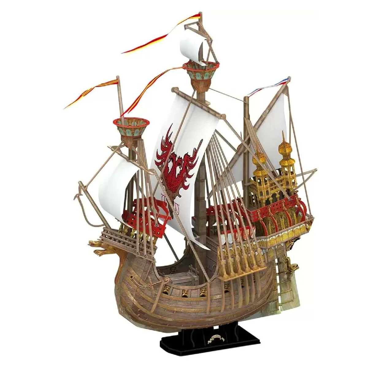 Harry Potter Puzzle 3D 207 pièces Bateau Durmstrang avec Boîte Décorative Neuf - vue 4