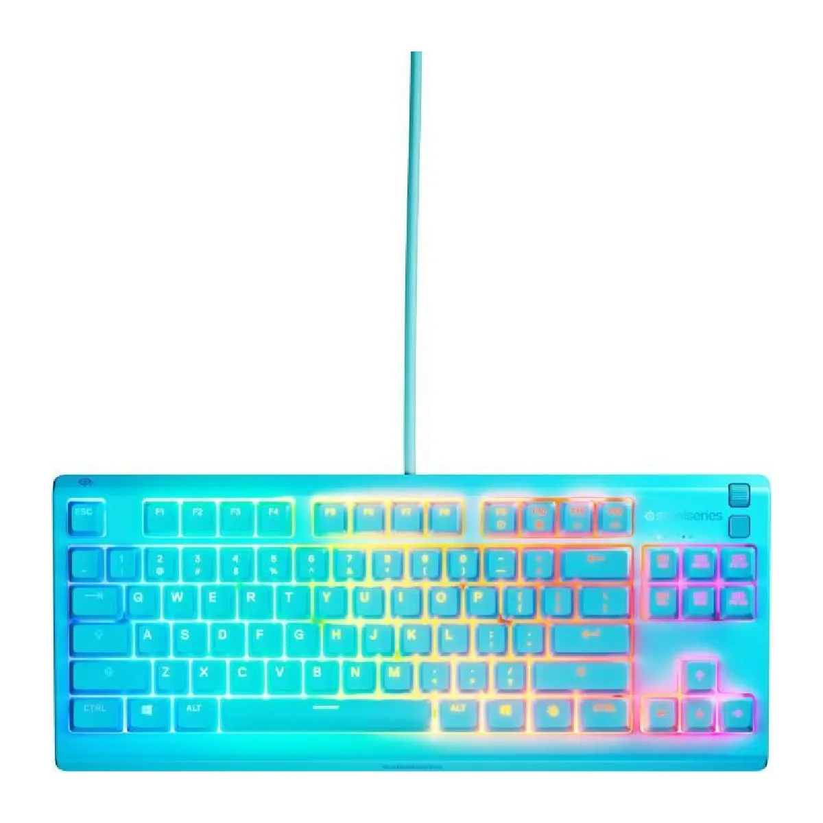 Clavier SteelSeries Apex 3 TKL membrane compact AZERTY Français RGB - Image 6