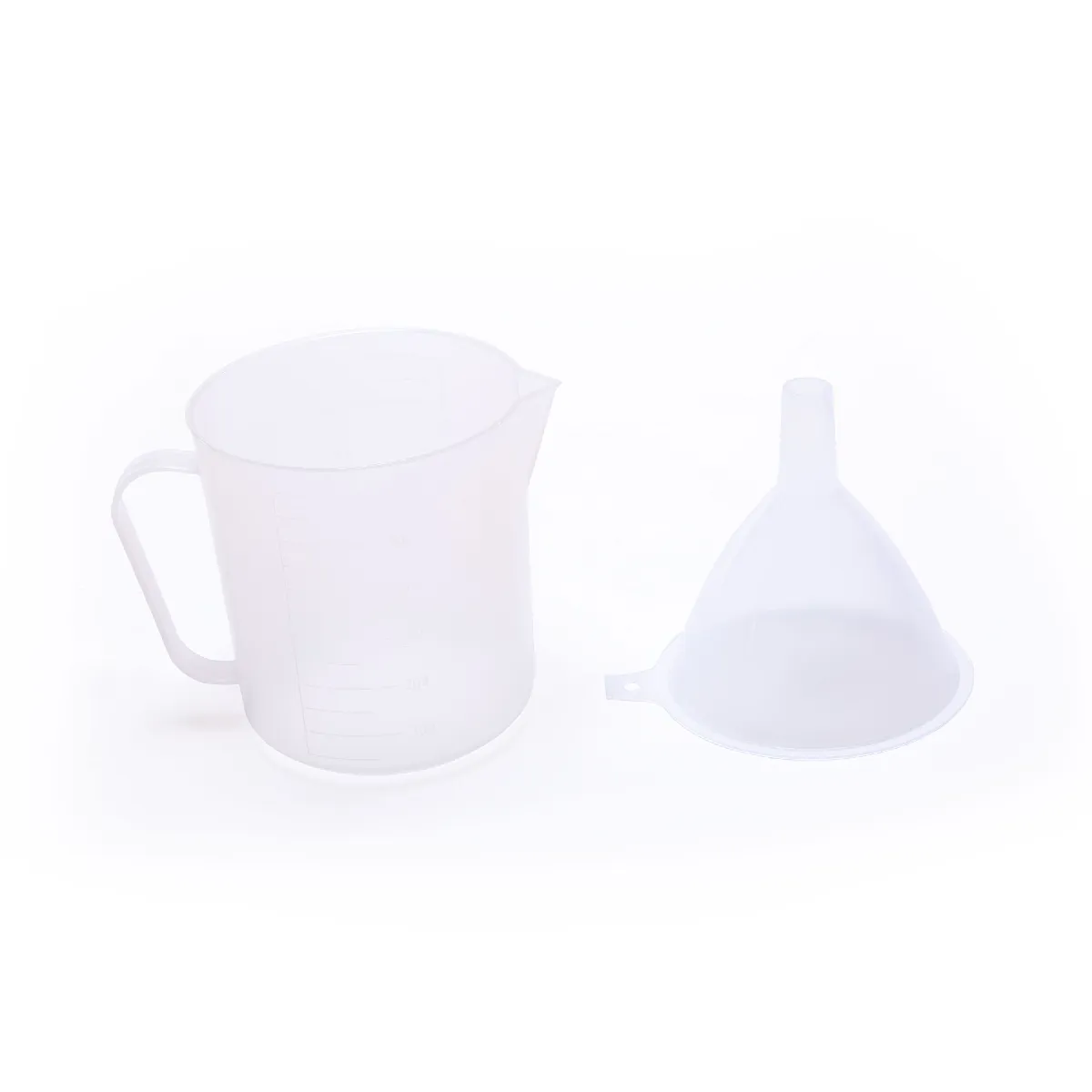 Purline Blanc Ensemble De Pichets À Mesurer Avec Entonnoir À Mesurer En