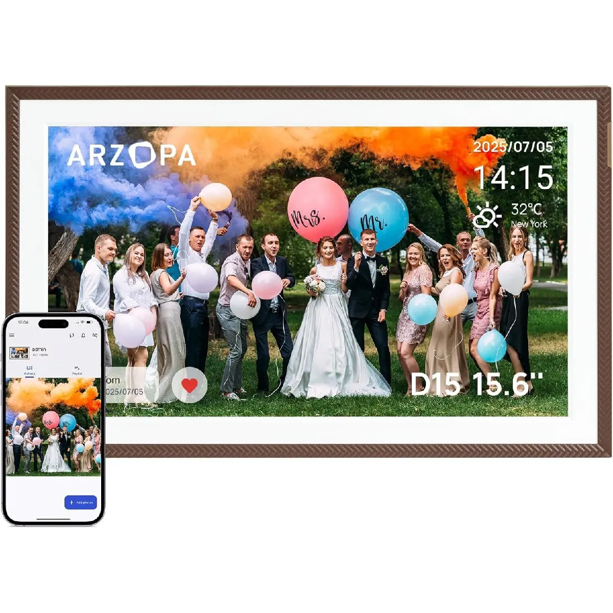 Cadre Photo Num&eacute;rique ARZOPA D15