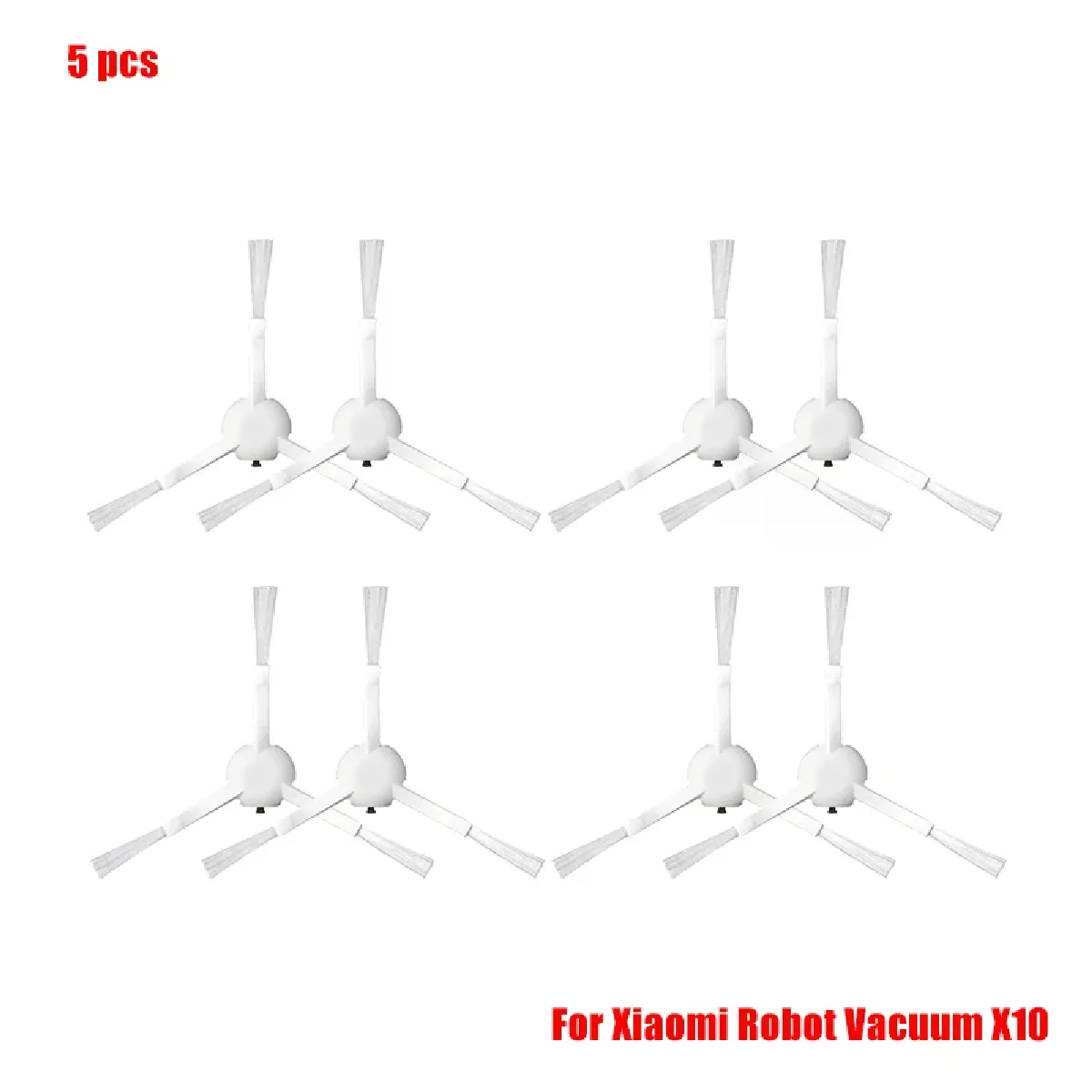 Lot De 17 Accessoires Compatibles Xiaomi Robot Vacuum X10 : Filtres HEPA, Chiffons Microfibre, Sacs à Poussière + Brosses Latérales