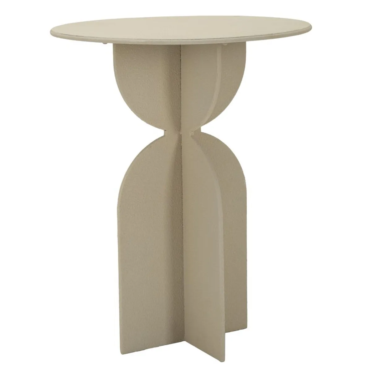 Comparer les prix de Table Basse MF800, Beige, Métal, 45x45x58 cm