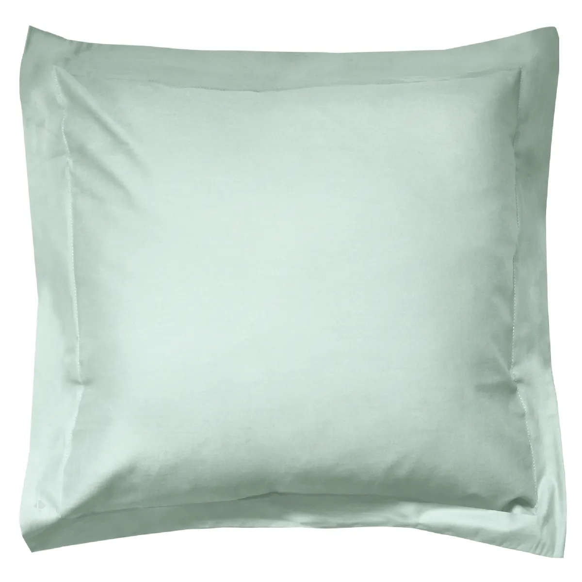 LINNEA Taie d'oreiller uni 100% coton alto 80x80 cm - Vert Fleur d'amandier