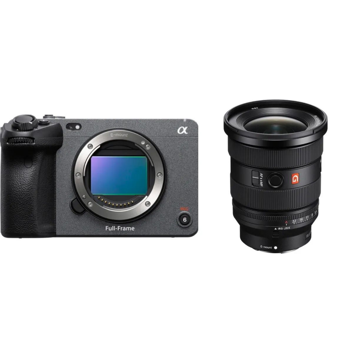 Sony FX3A plein format Cinema Line Boîtier + objectif Sony FE 16 35 mm f2.8 GM II SEL1635GM2