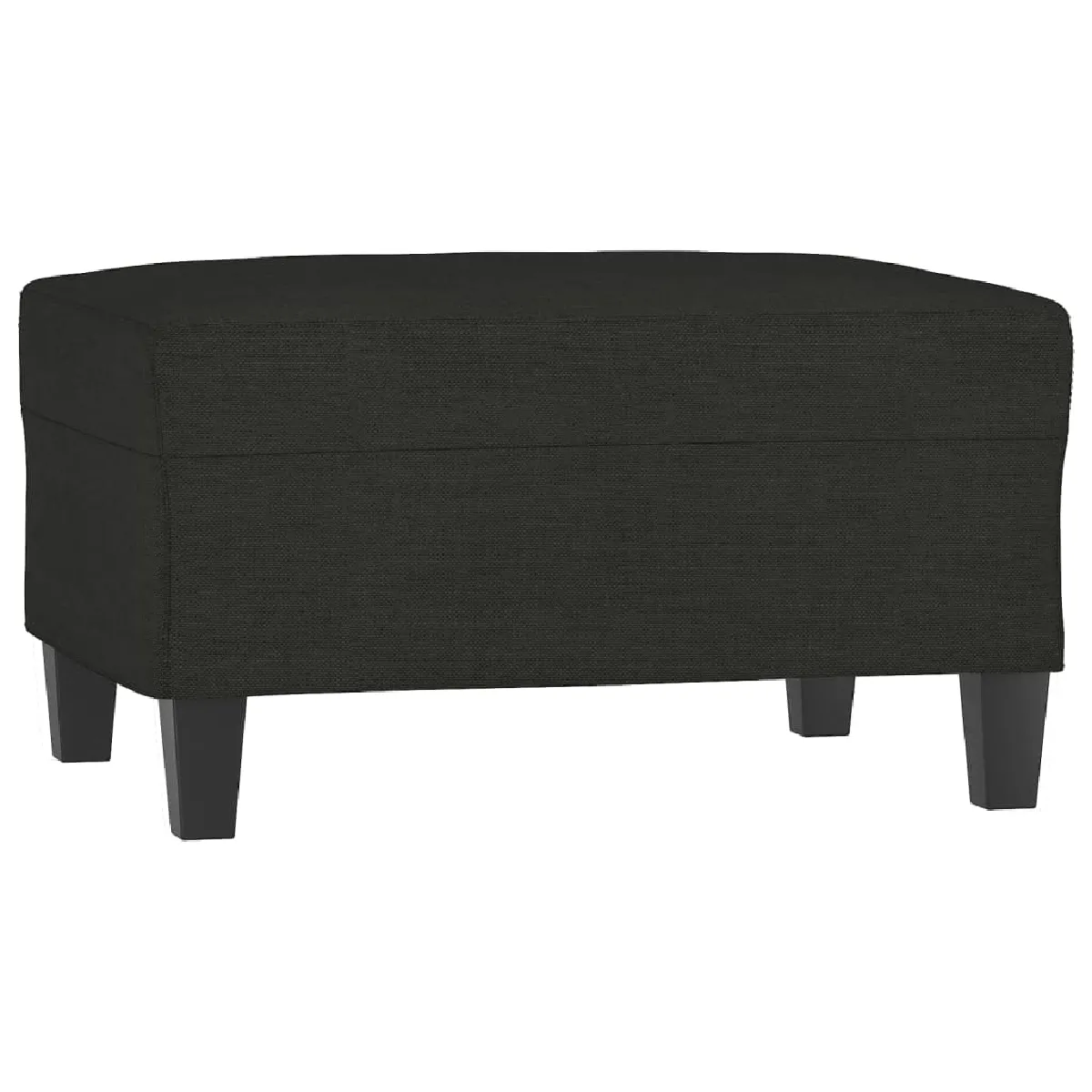 Decoshop26 Repose-pieds tabouret - Noir