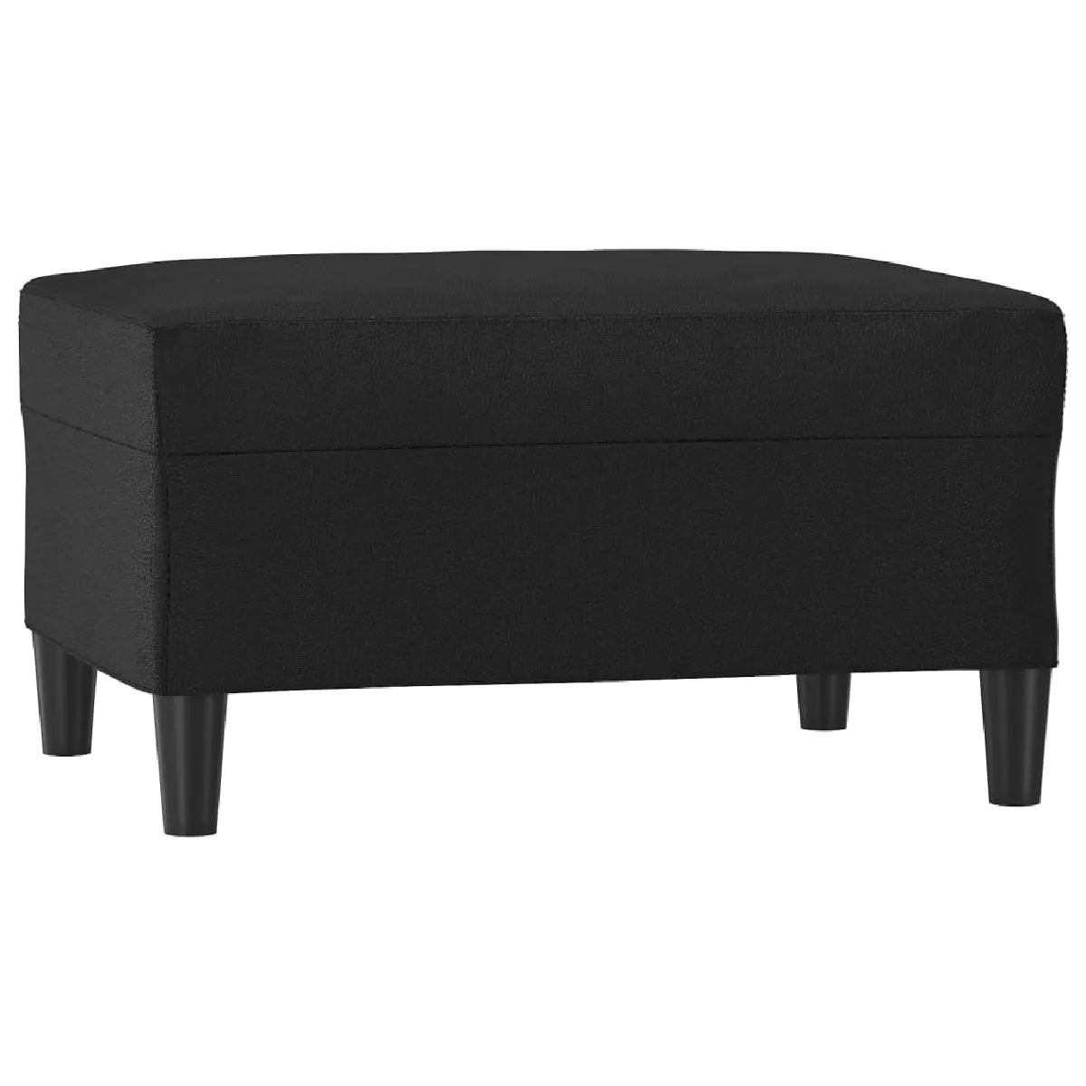Decoshop26 Repose-pieds tabouret - Noir