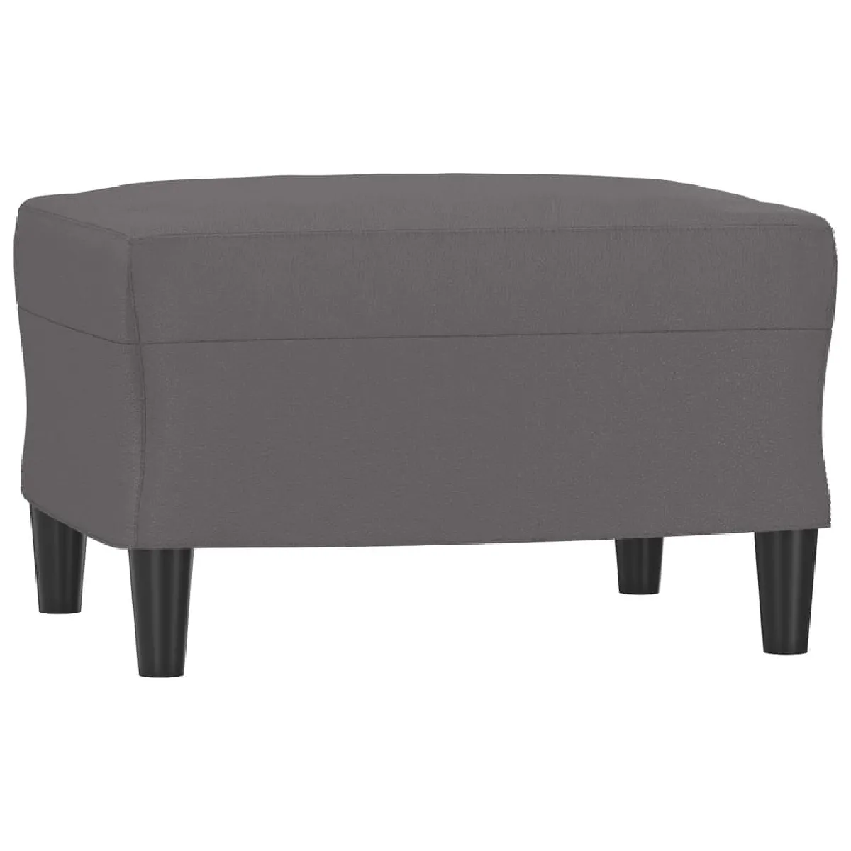 Decoshop26 Tabouret repose-pieds - Gris