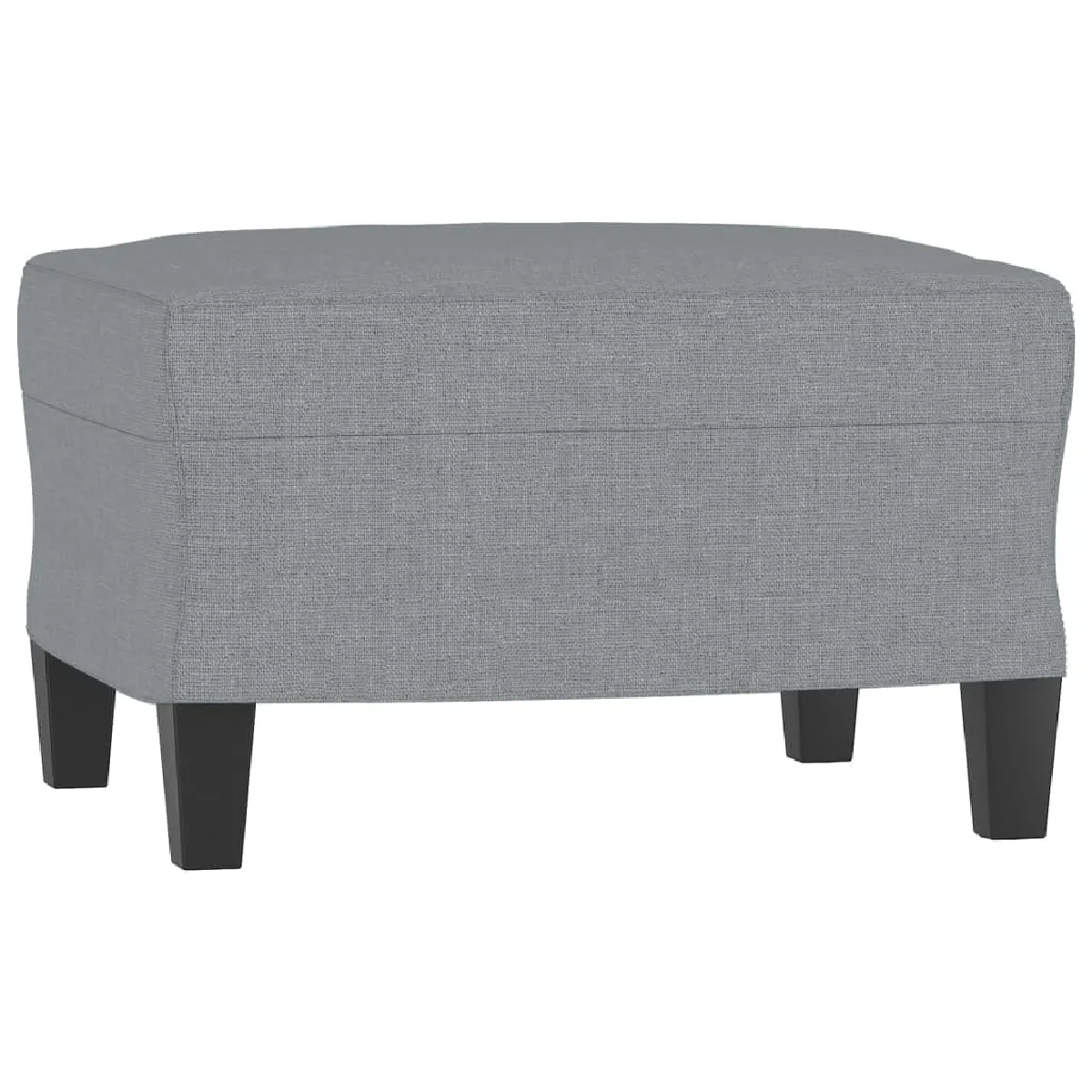 Decoshop26 repose-pieds tabouret - Gris clair