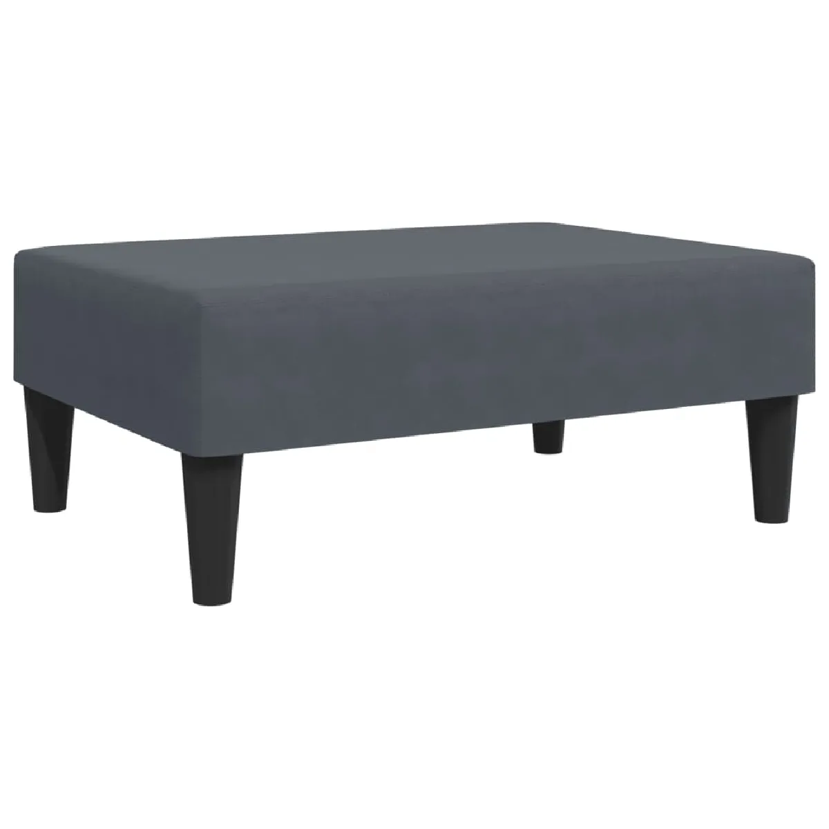 Decoshop26 Repose-pieds tabouret - Gris