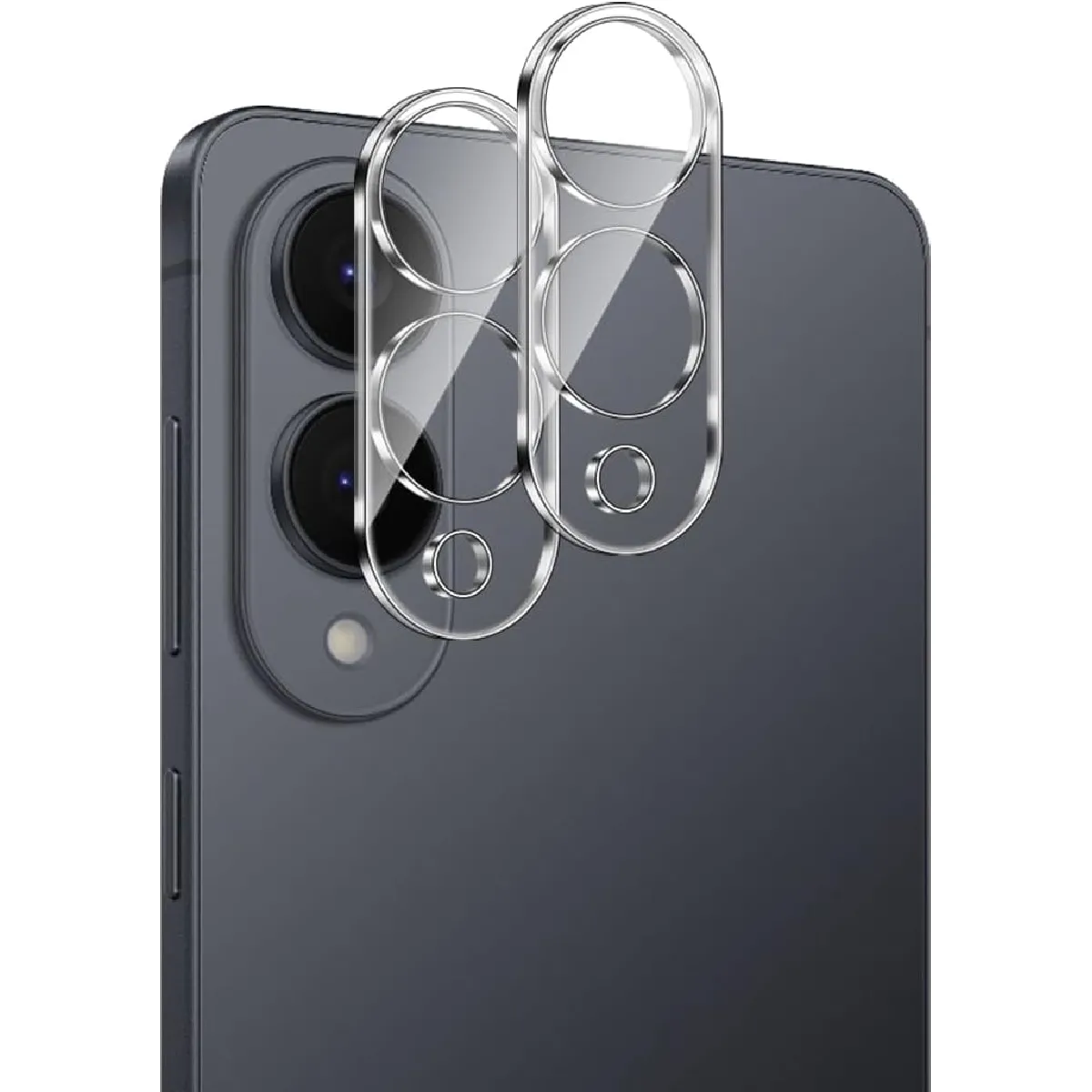 Little Boutik Protection Caméra Arrière Pour Samsung Galaxy S25 Edge - Transparent