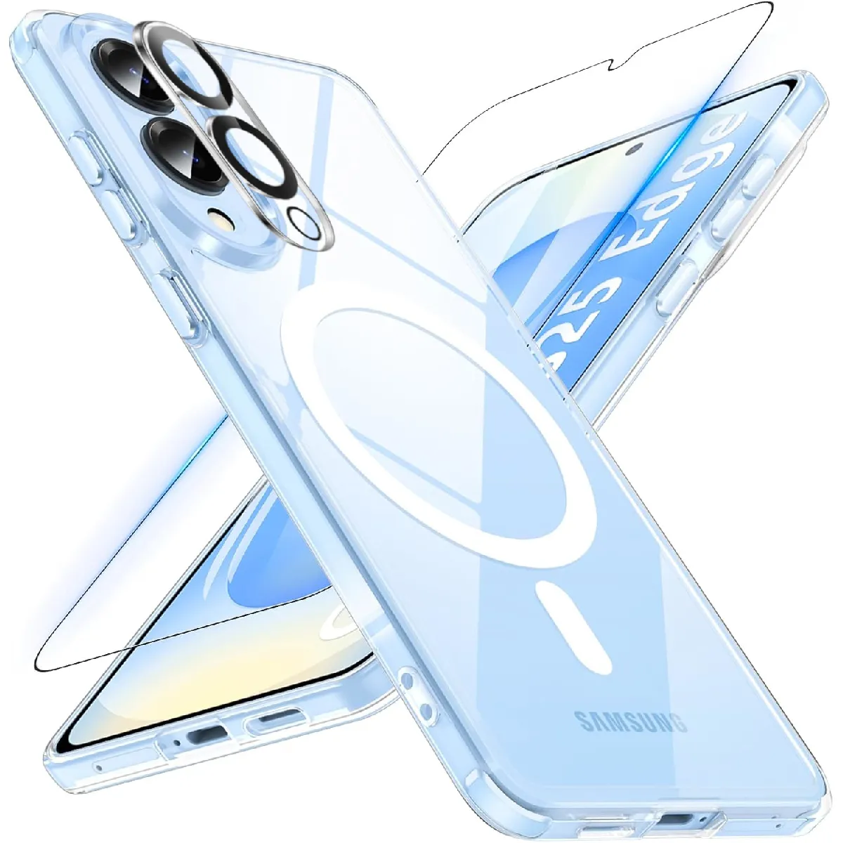 Little Boutik Coque Magsafe Samsung Galaxy S25 Edge - Transparent