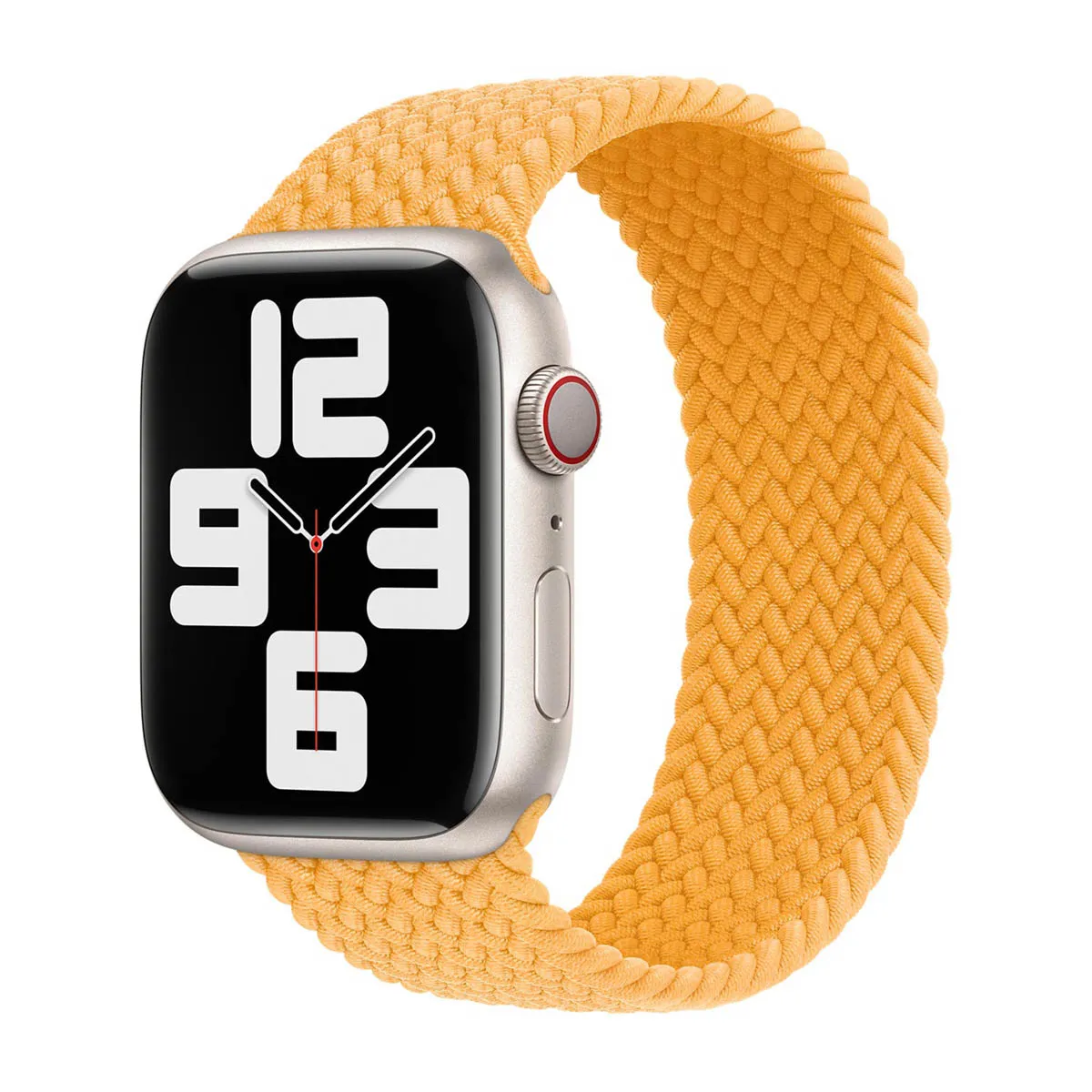 Bracelet Solo tressé pour Apple Watch 38404142 mm Taille 1 Maize