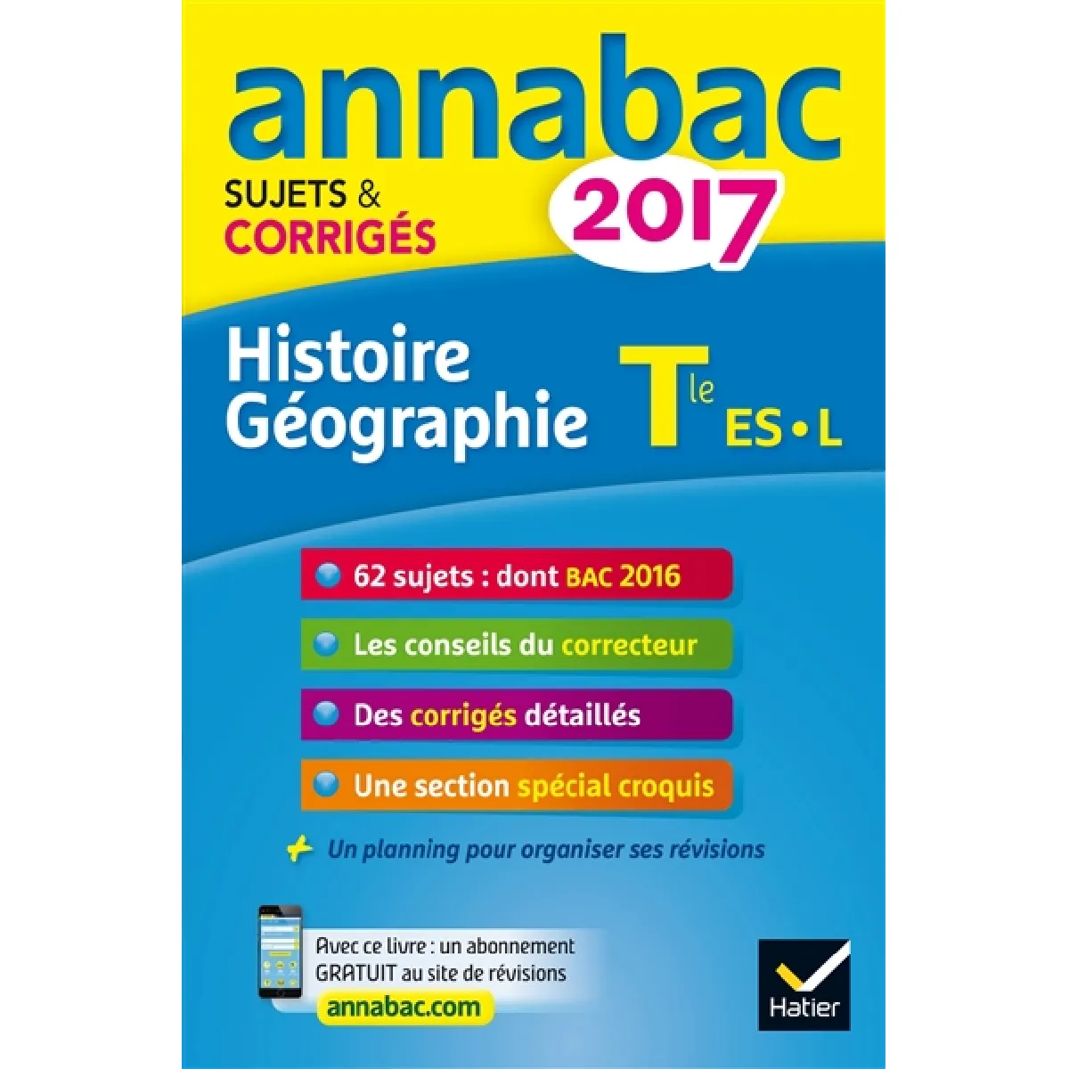 Histoire géographie terminale ES, L : 2017 - Image 2