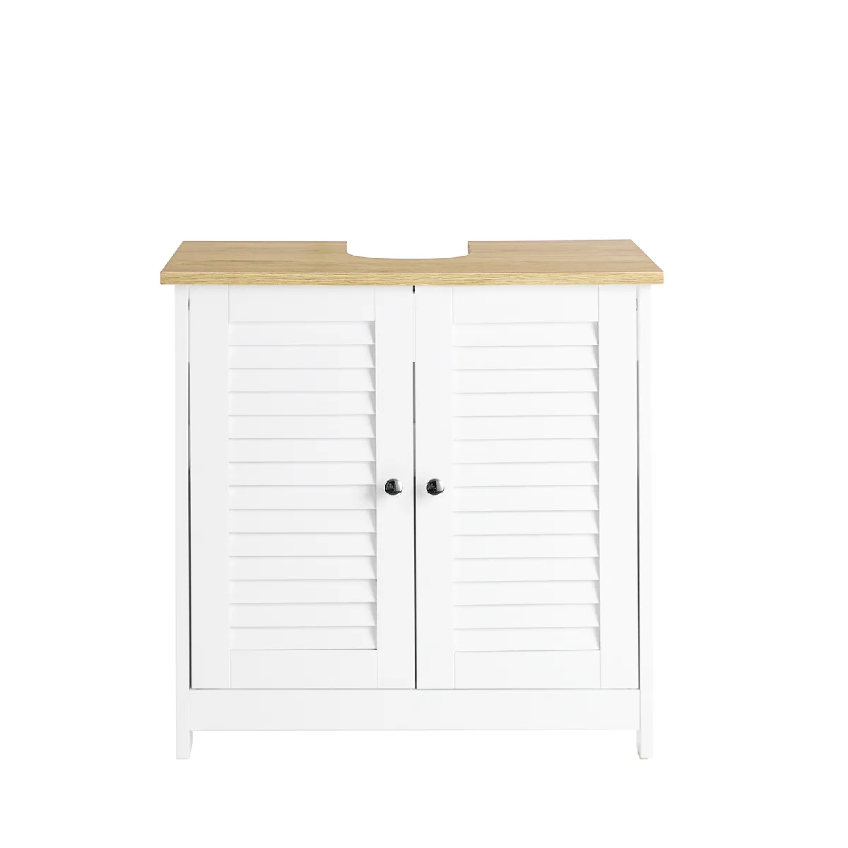 SoBuy FRG237-WN Meuble Sous Lavabo, Meuble sous Vasque, Meuble Salle de Bain avec 2 Portes et 2 Étages, Placard de Rangement SoBuy FRG237-WN Meuble Sous Lavabo, Meuble sous Vasque, Meuble Salle de Bain avec 2 Portes et 2 Étages, Placard de Rangement