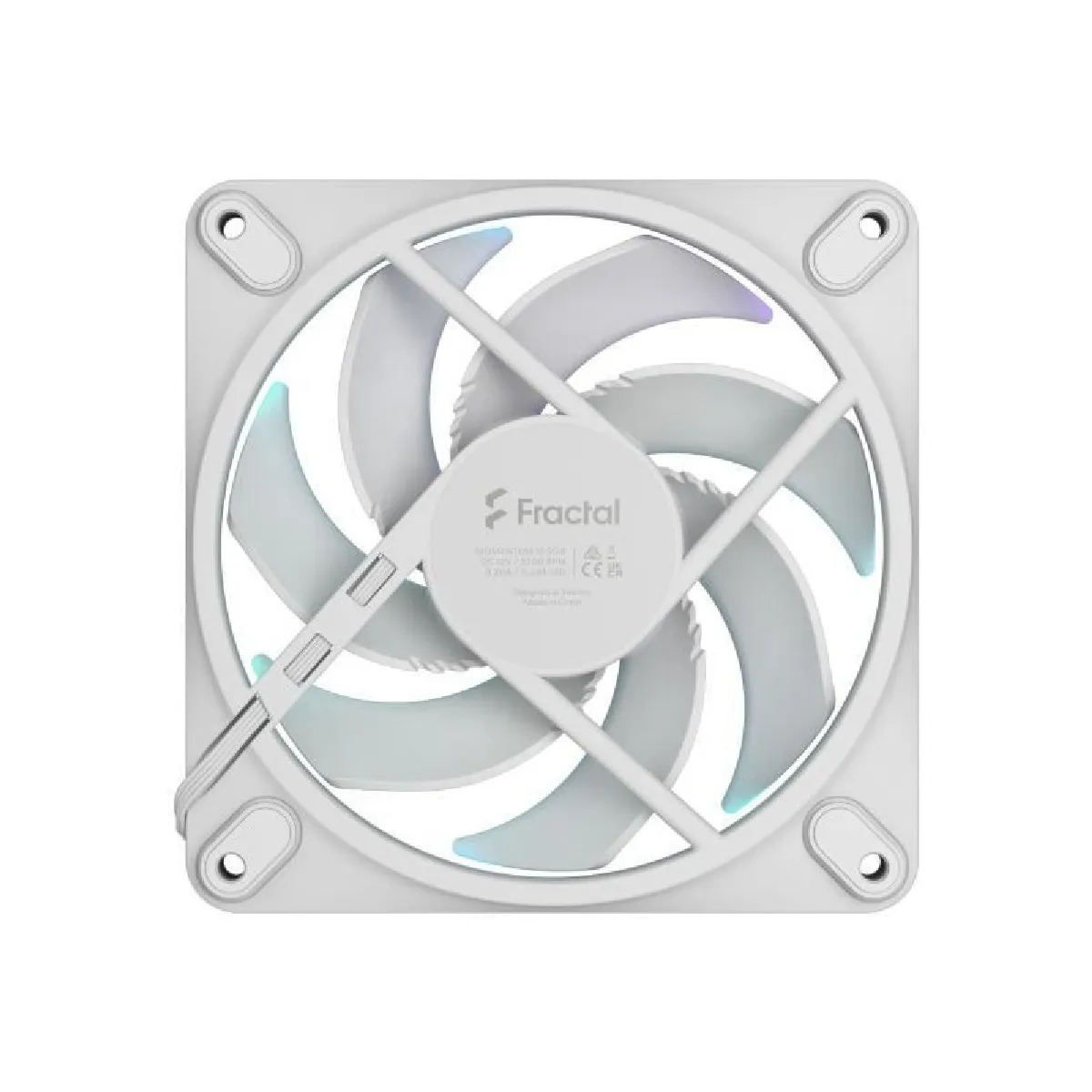 FRACTAL DESIGN  Momentum 12 RGB Ventilateur de Bo&icirc;tier Blanc (FD-F-MR1-1202)
