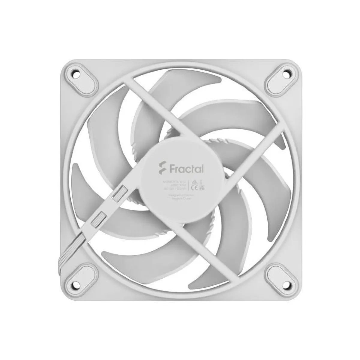 FRACTAL DESIGN  Ventilateur de Bo&icirc;tier Momentum 12, Blanc, FD-F-MO1-1202