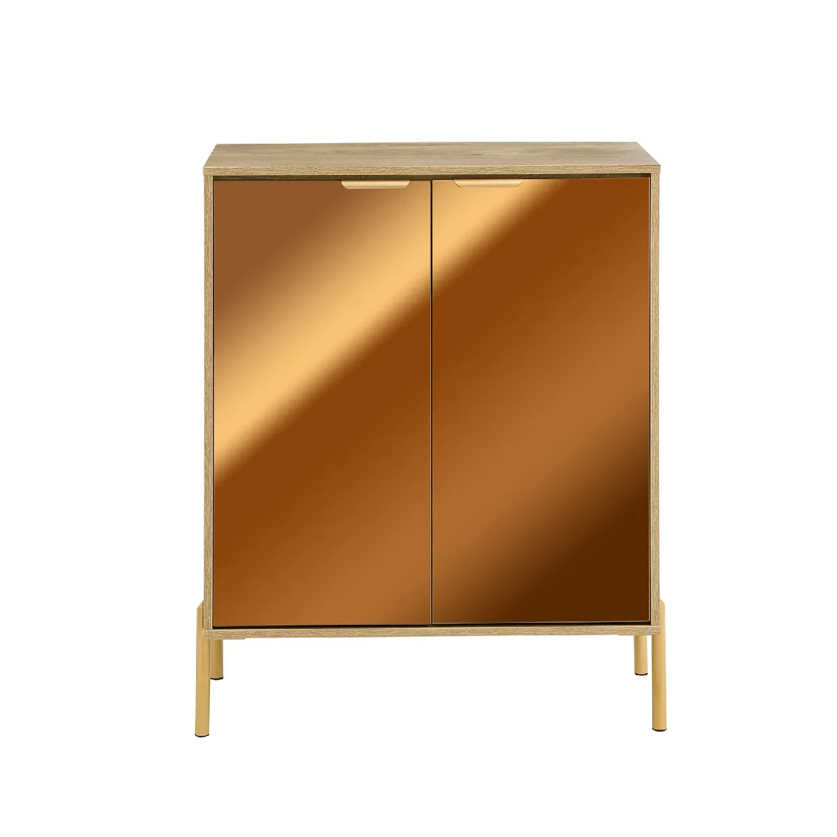 SoBuy FSB96-G Meuble d'entrée, Meuble de Rangement, Meuble à Chaussures, Buffet avec 2 Portes et 5 compartiments