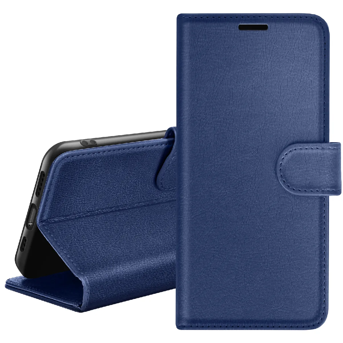 GENERIQUE - Etui Portefeuille pour Samsung J6 - Bleu - Image 3