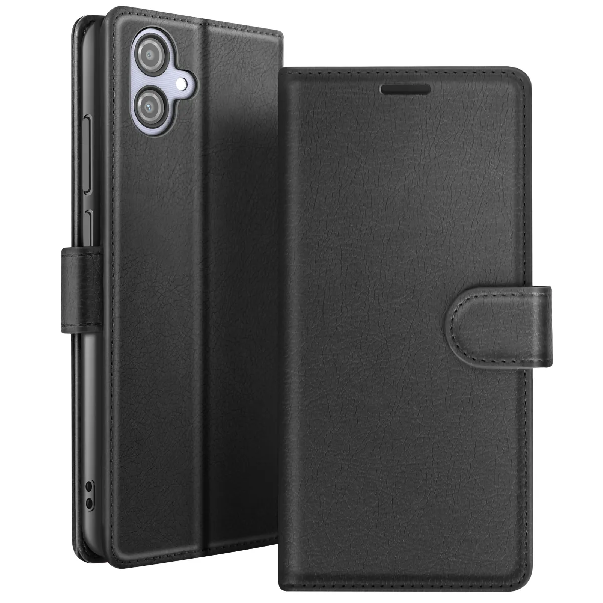 GENERIQUE - Etui Portefeuille pour Galaxy A04e - Support - Noir - Image 2