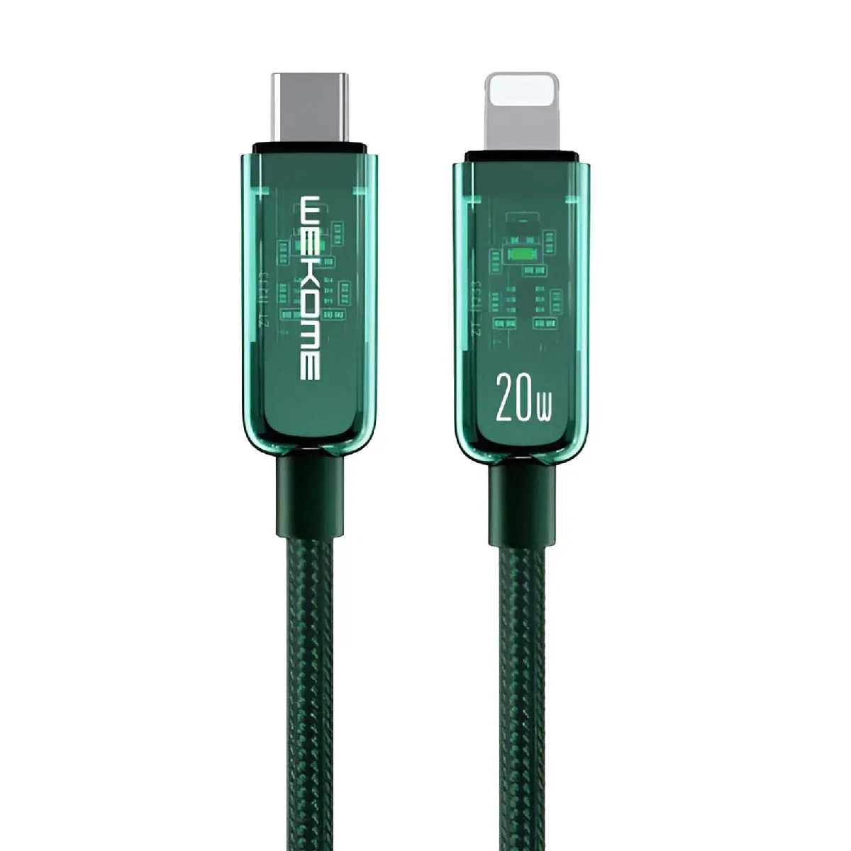 Wekome Vert Câble Wdc-181 1M Usb-C Vers Lightning 20W Vanguard Series