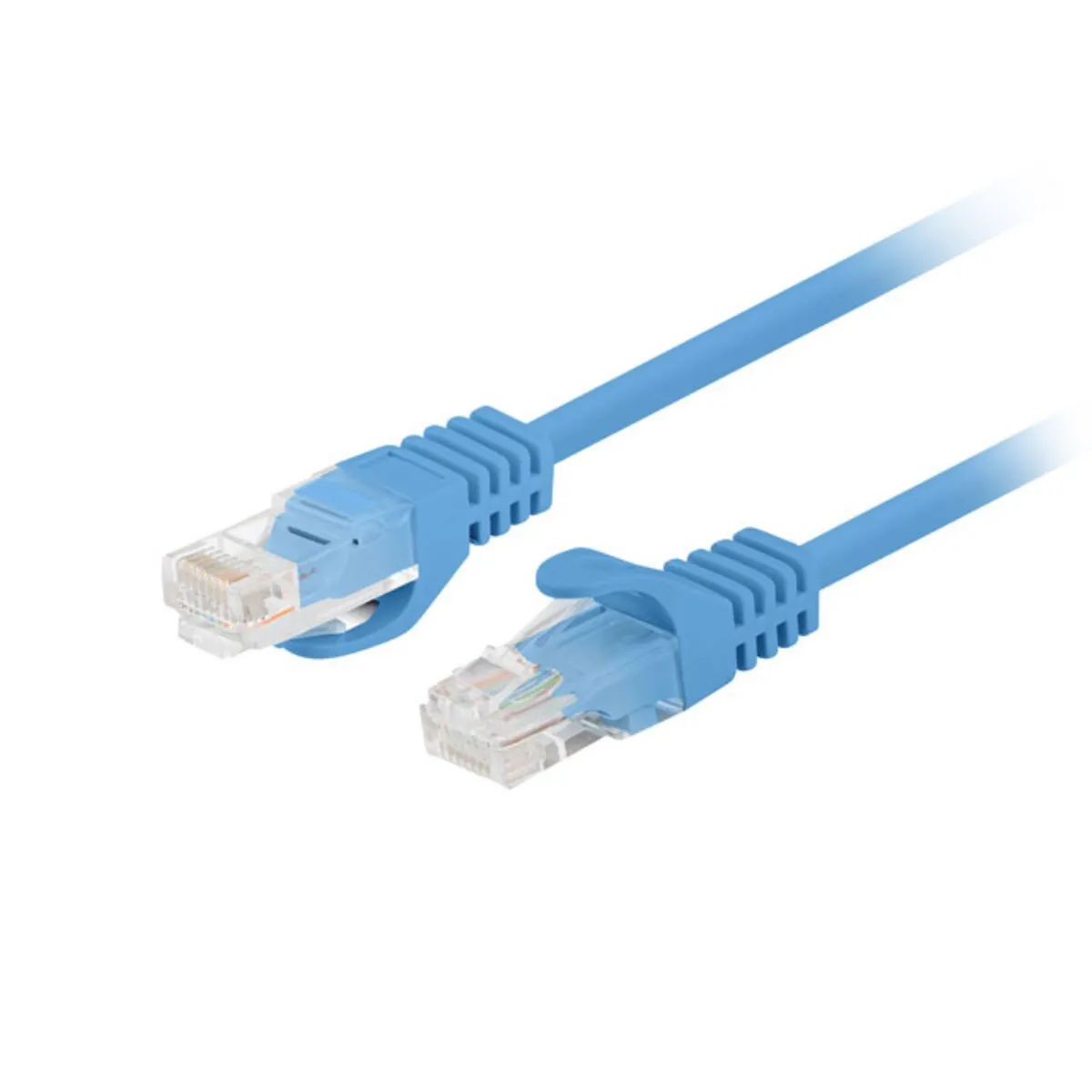 Lanberg Bleu Câble Réseau Rigide Utp 6Ème Catégorie Pcu6-20Cc-0025-B 25 Cm U/Utp (Utp)