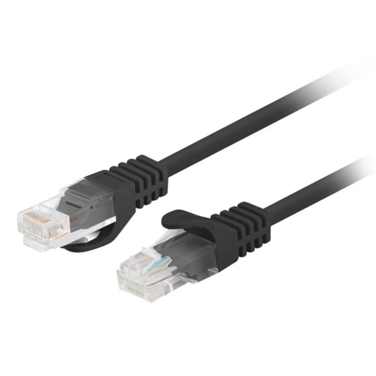 Lanberg Noir Câble Réseau Rj45 Catégorie 6 - 0,25 M