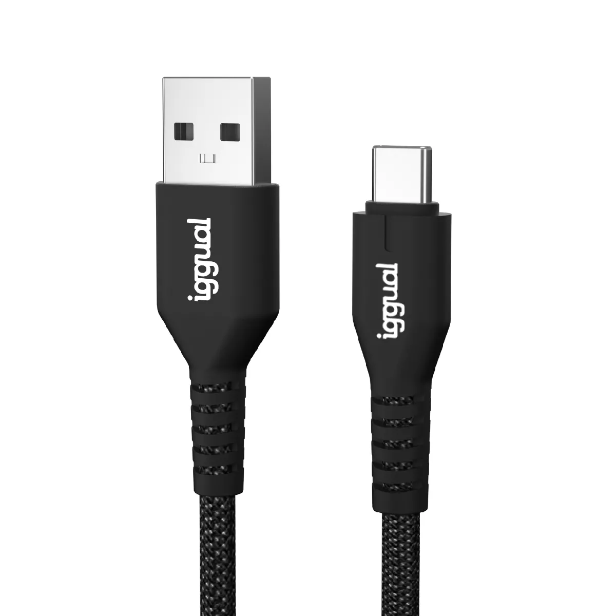 Iggual Noir Igg320006 Câble Usb Usb 2.0 1,8 M Usb A Usb C - Neuf - Image 3