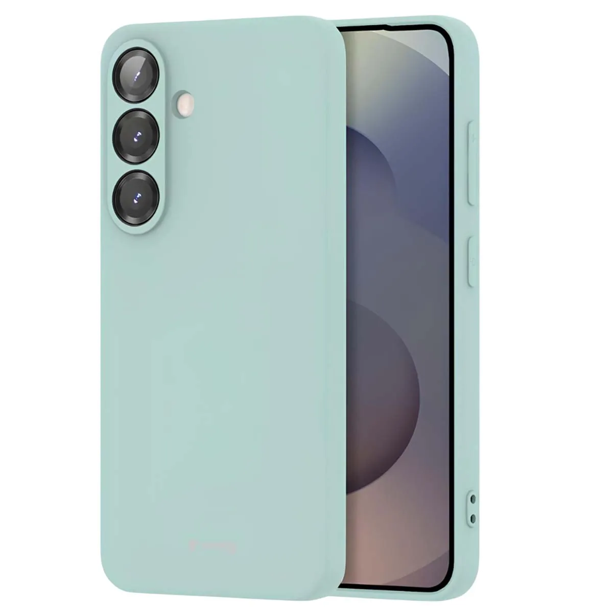 Coque en Silicone Liquide pour Samsung Galaxy S25 Anti-Choc Flexible Vert - Neuf