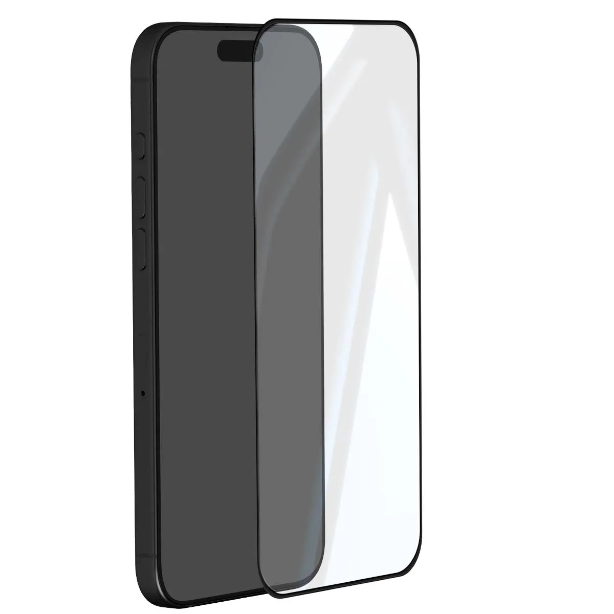 Crong Protection D'écran Pour Iphone 16 Pro Verre Trempé 9H Antimicrobienne Transparent