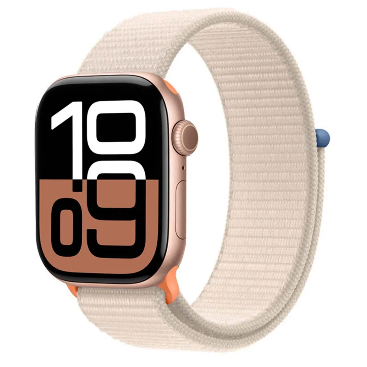 Crong nylon - bracelet sport pour apple watch 38404142 mm starlight CRG40NLBSTL 