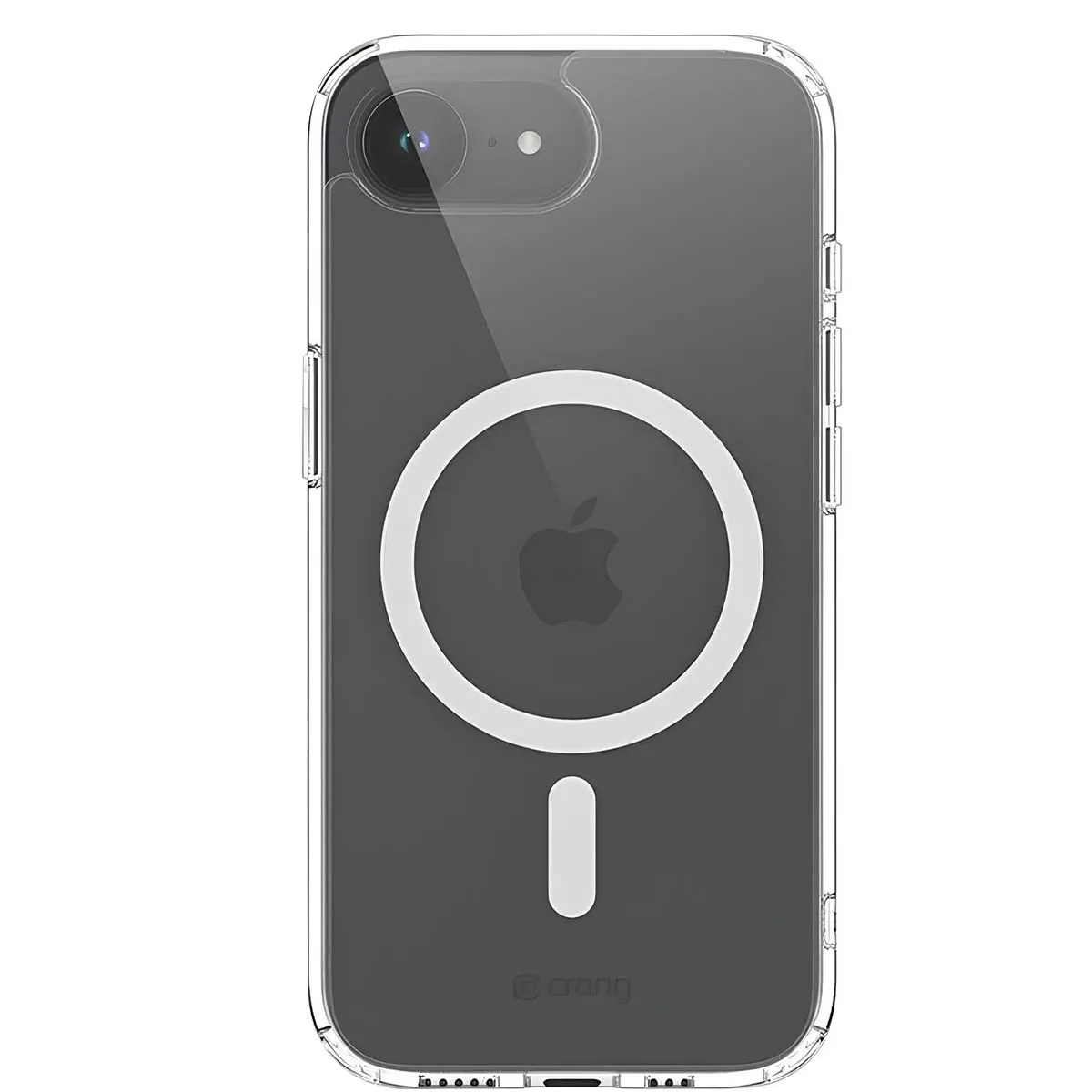 Crong Coque Magsafe Pour Iphone 16E Modèle Clear Cover Ultra Résistant Transparent