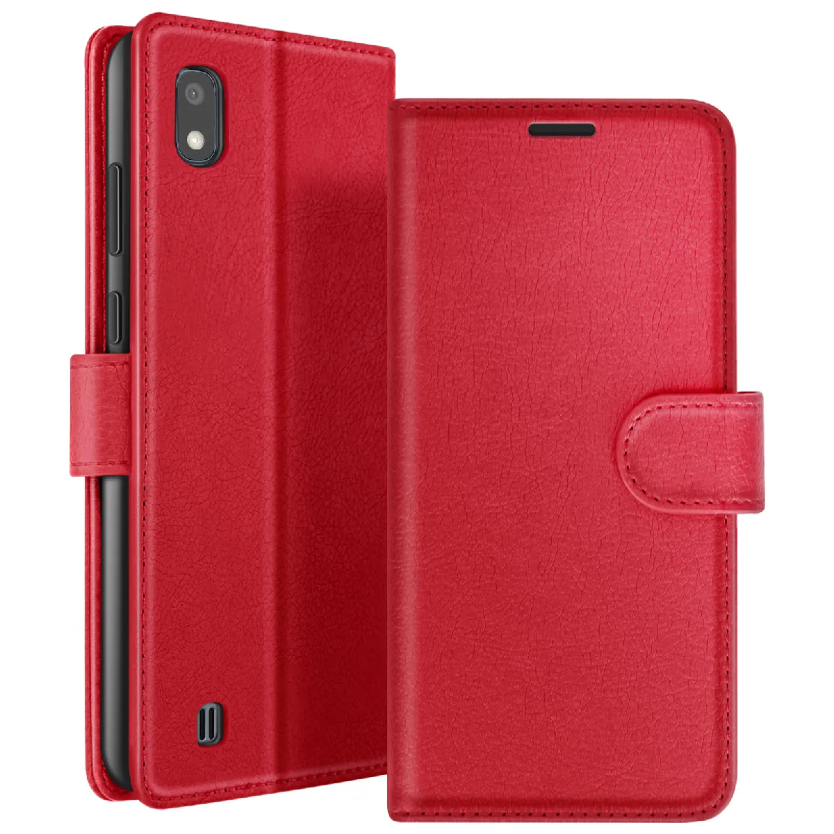 Zanaé Rouge Étui Portefeuille Galaxy A10