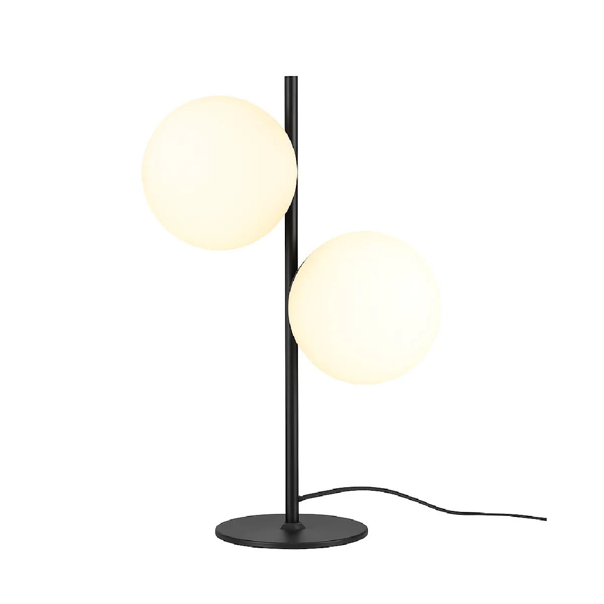 Zmh Lampe de bureau vintage - Blanc
