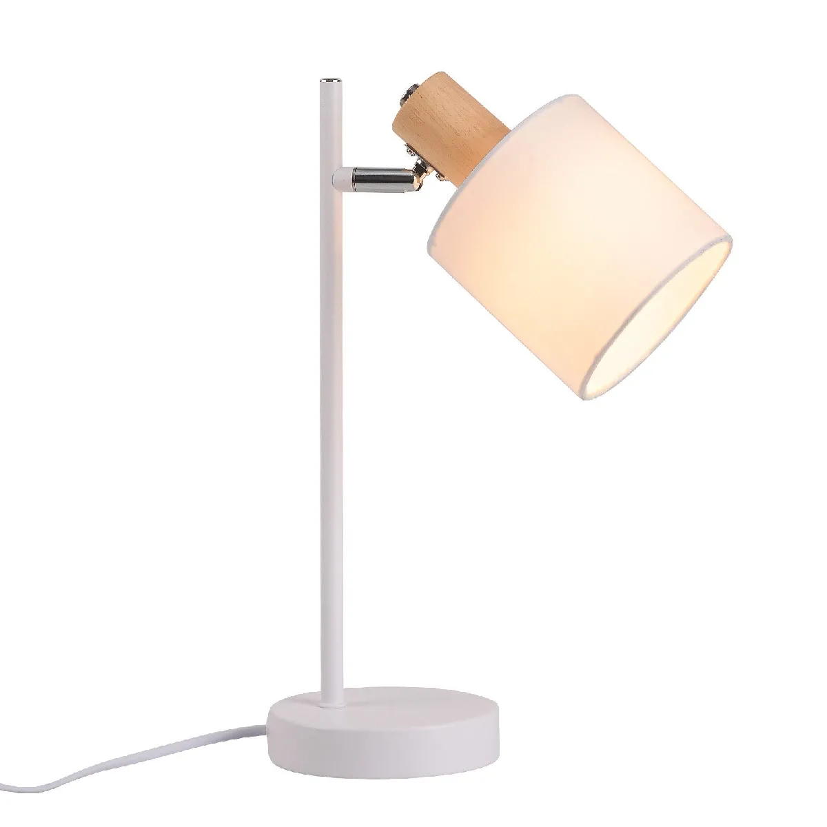 Zmh Lampe de bureau vintage - Bois